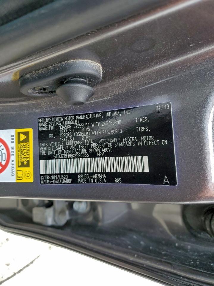 2019 TOYOTA HIGHLANDER