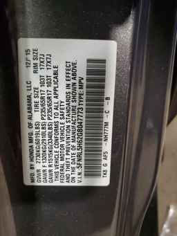 2016 HONDA ODYSSEY