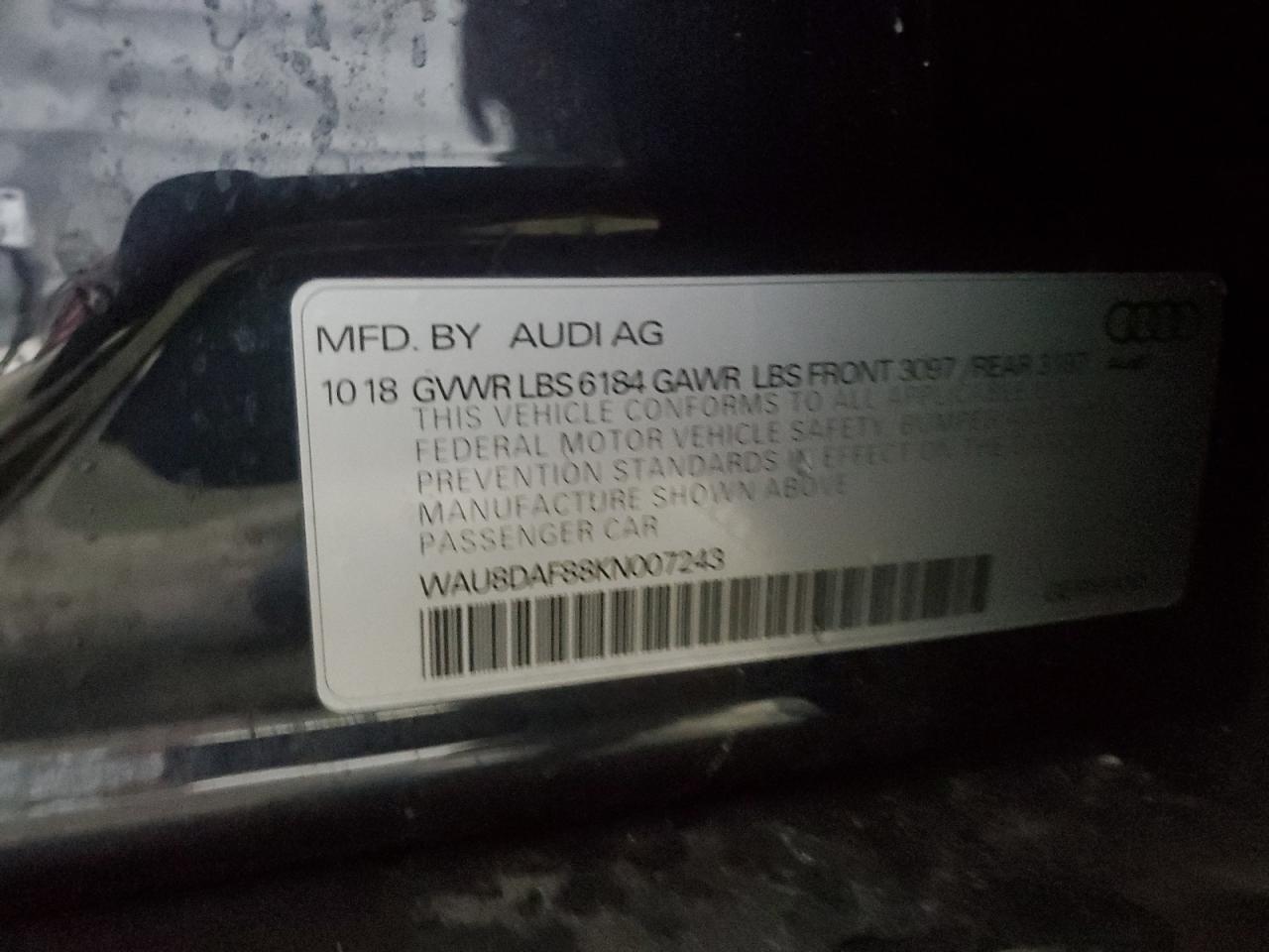 2019 AUDI A8