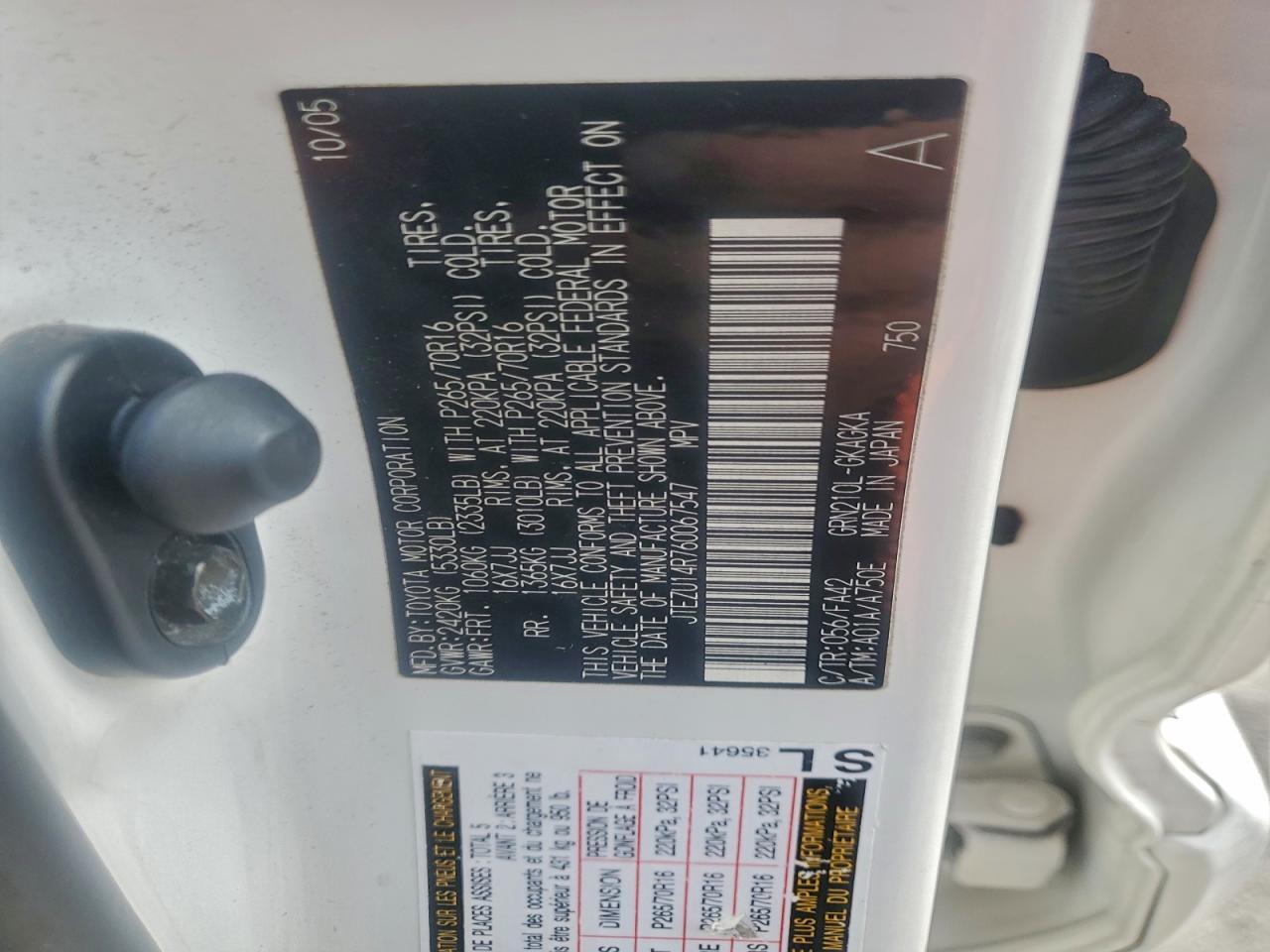 2006 TOYOTA 4Runner