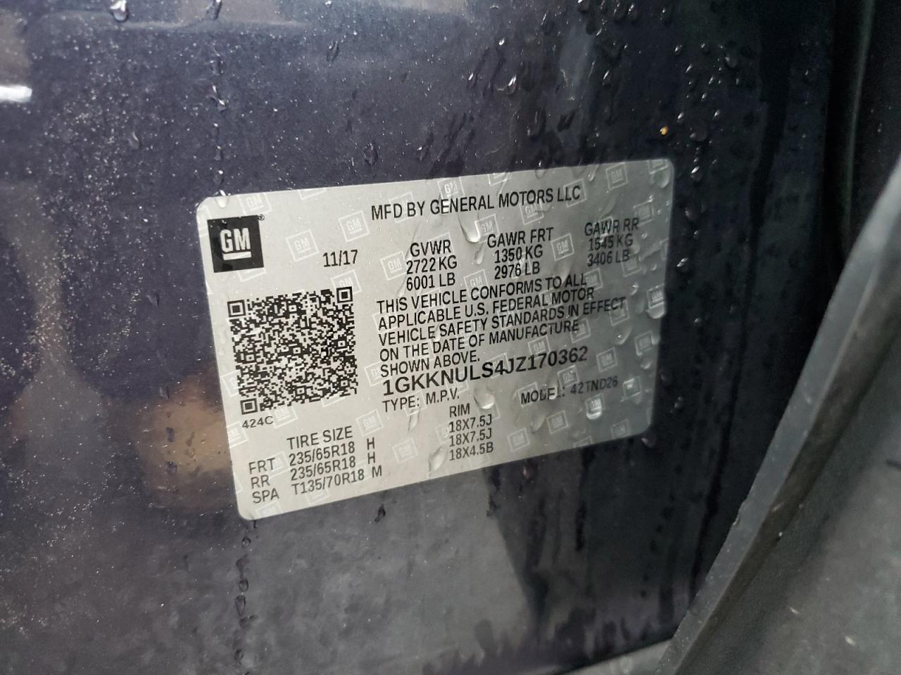 2018 GMC ACADIA