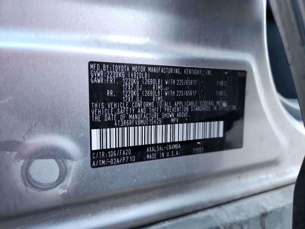 2021 TOYOTA RAV4