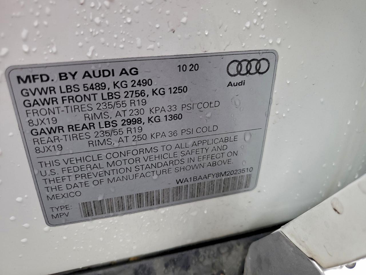 2021 AUDI Q5