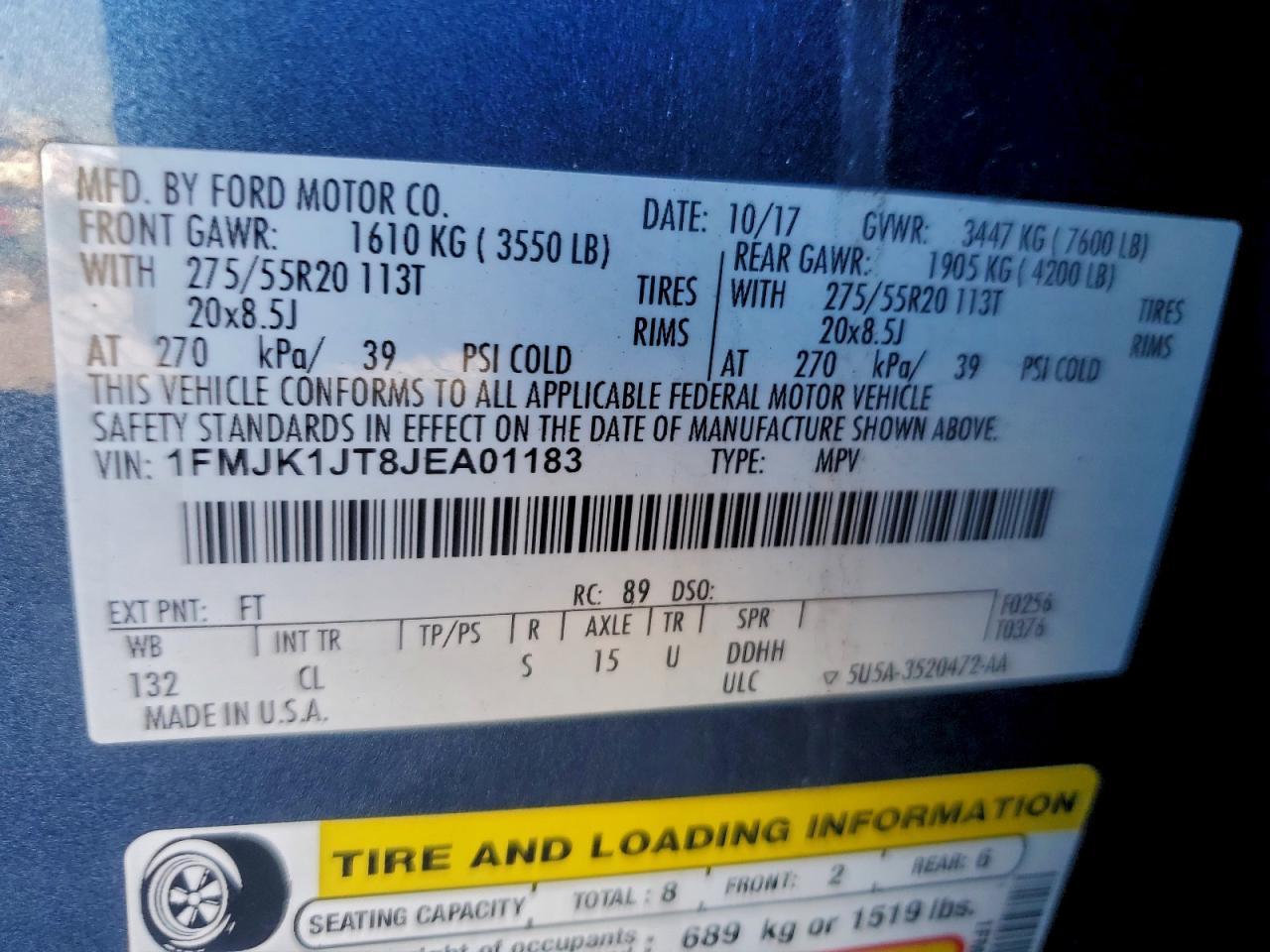 2018 FORD Expedition