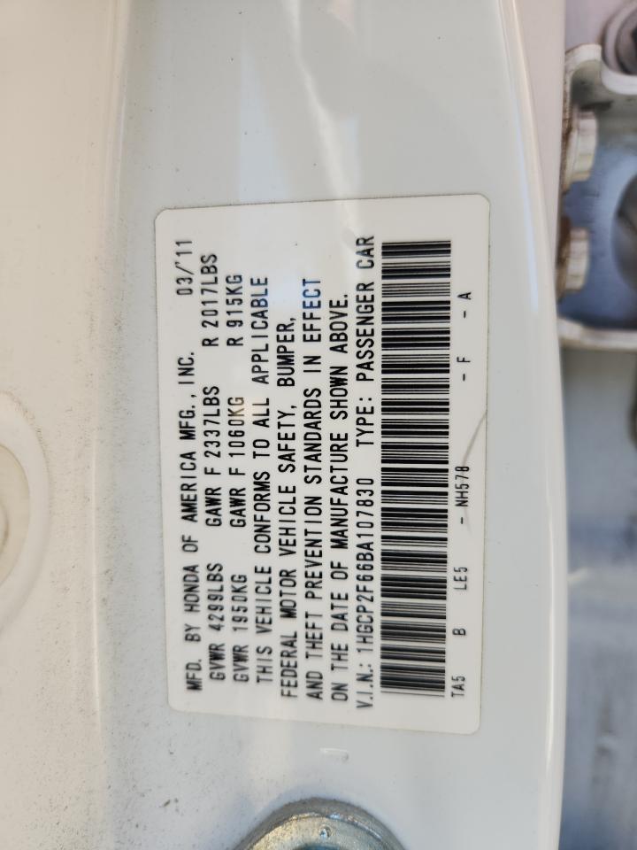 2011 HONDA ACCORD