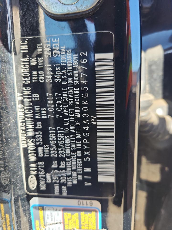 2019 KIA SORENTO
