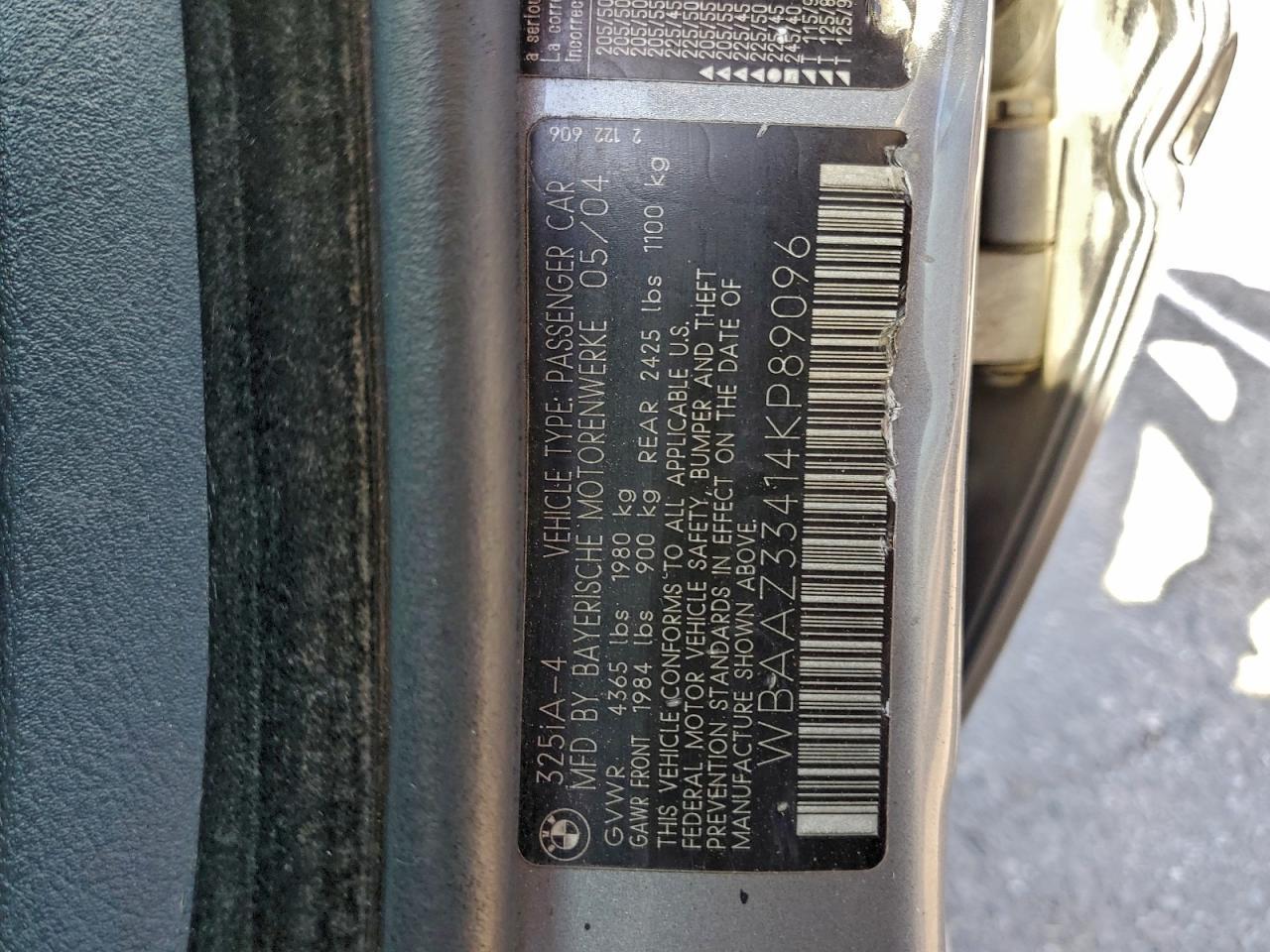 2004 BMW 3 SERIES