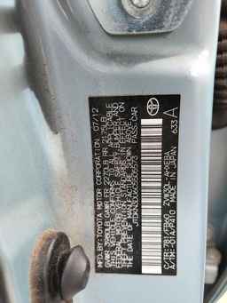 2012 TOYOTA PRIUS