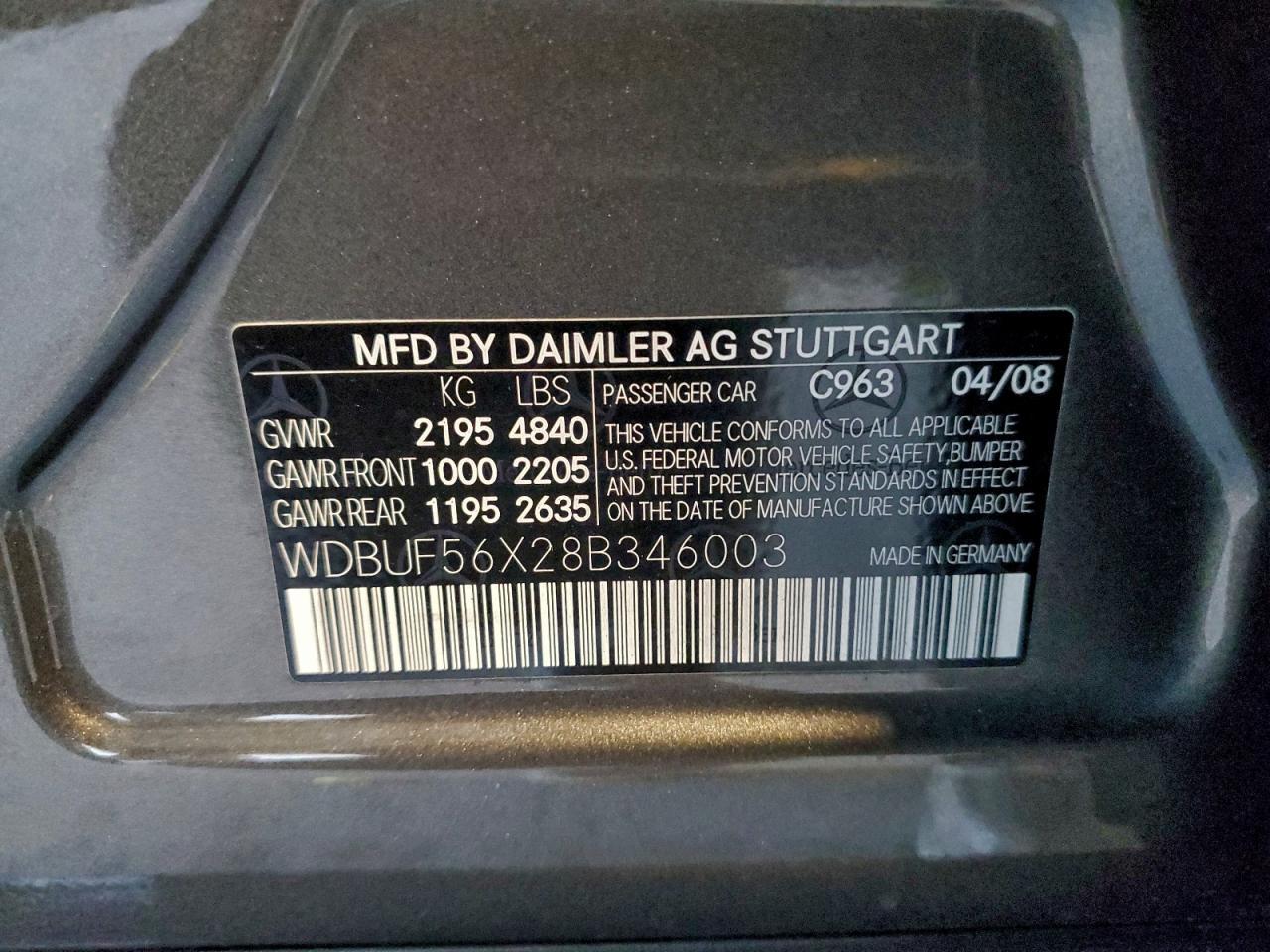 2008 MERCEDES-BENZ E-Class