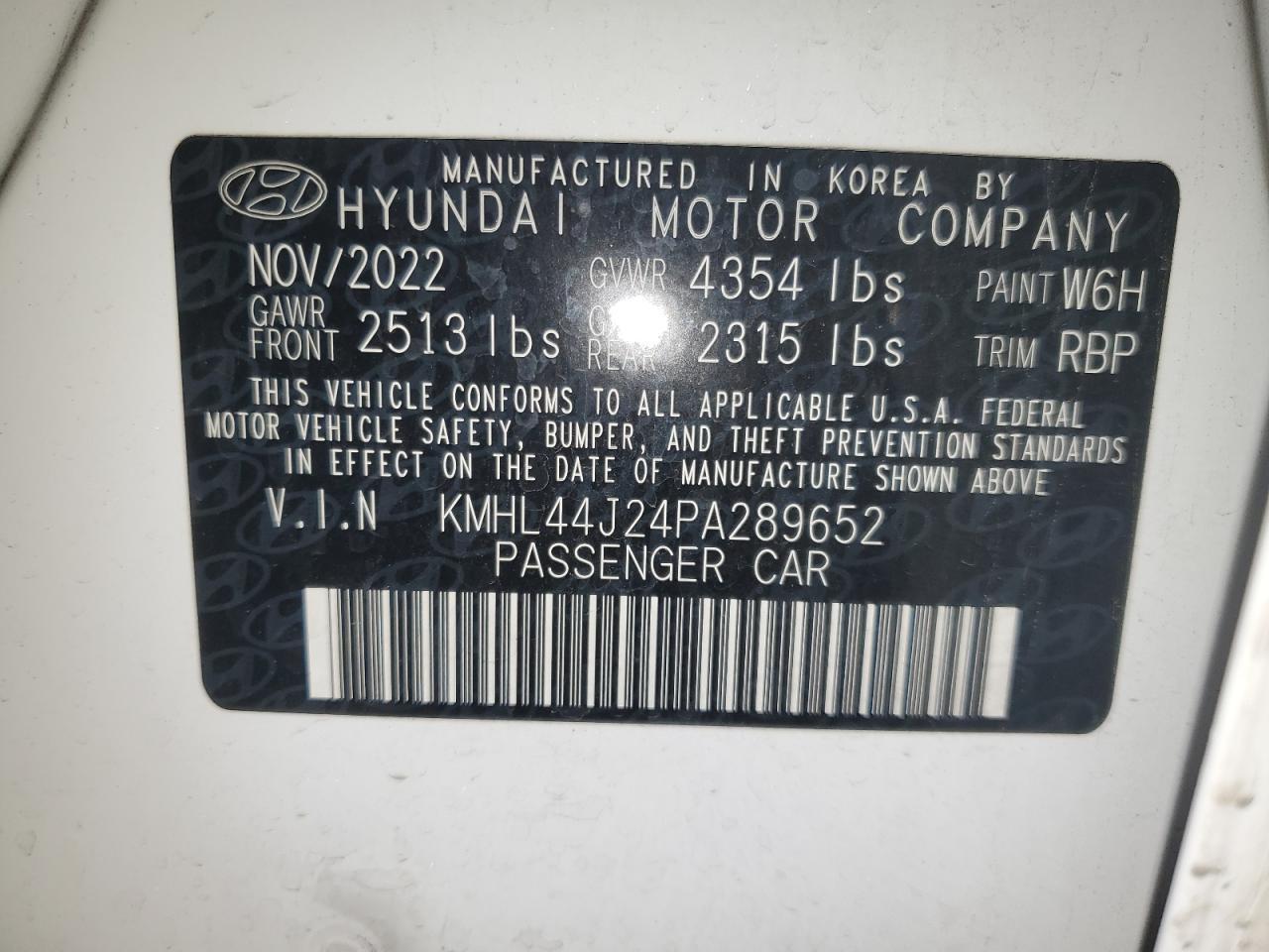 2023 HYUNDAI SONATA