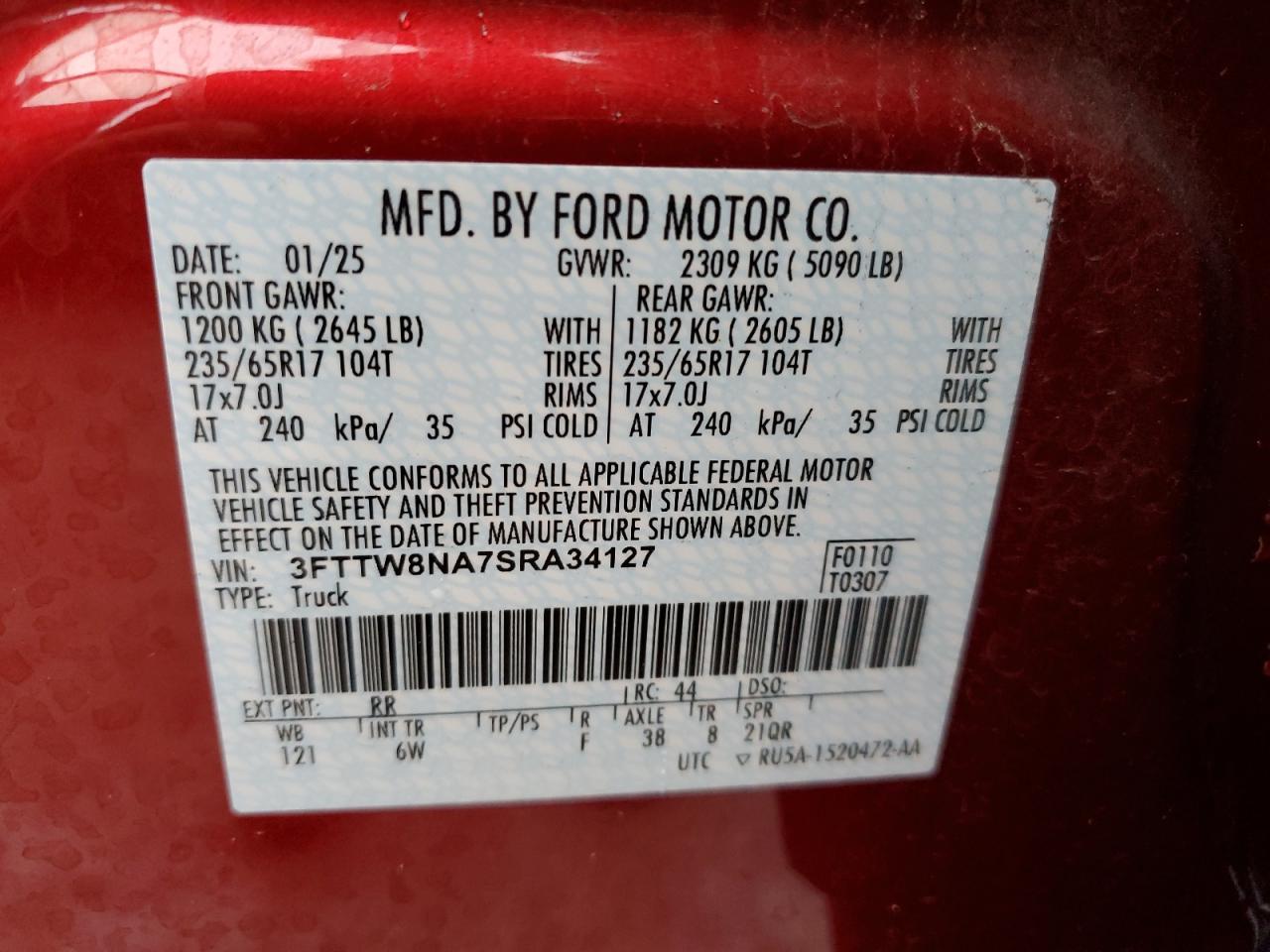 2025 FORD Maverick