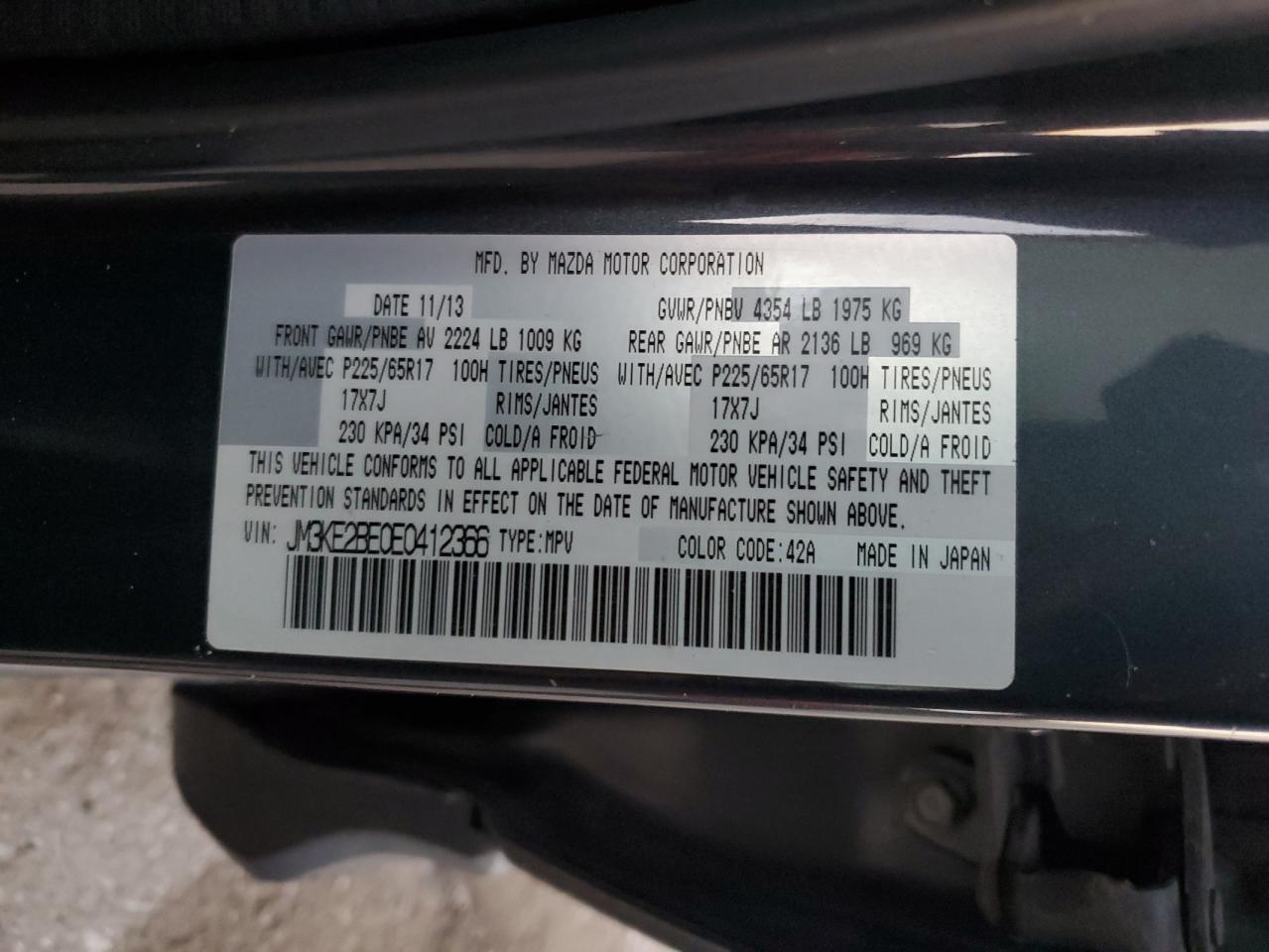2014 MAZDA CX-5