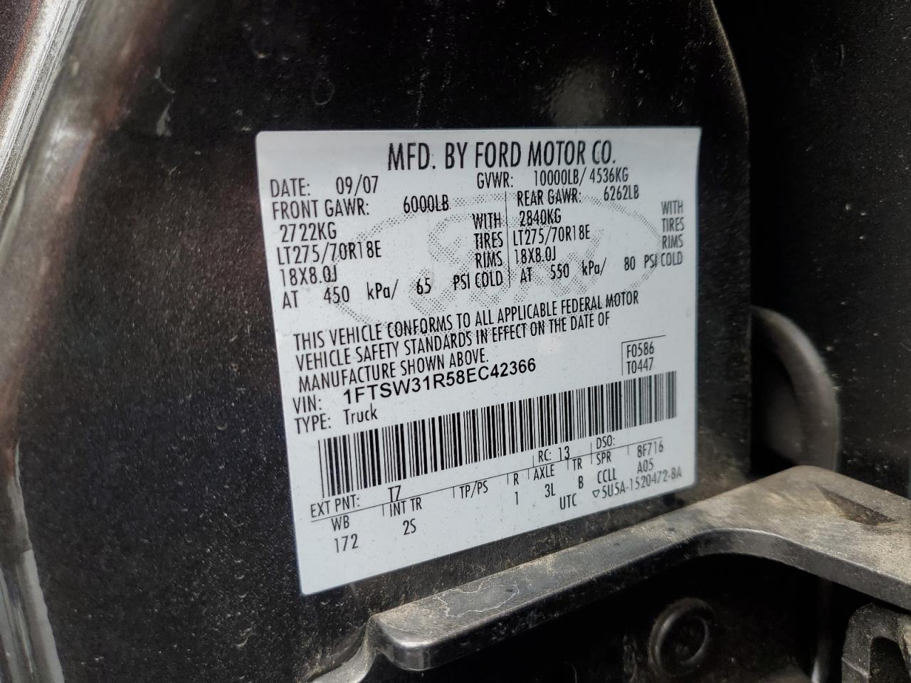 2008 FORD F-350