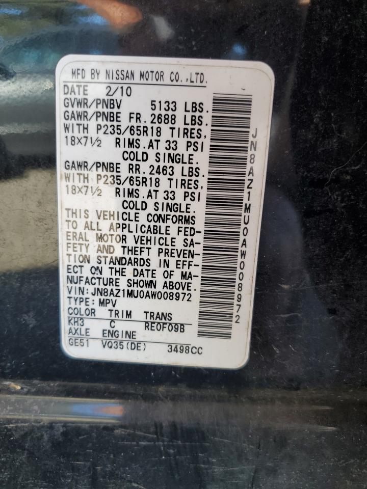 2010 NISSAN MURANO