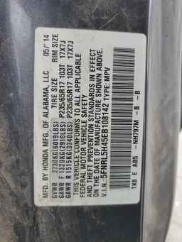 2014 HONDA ODYSSEY