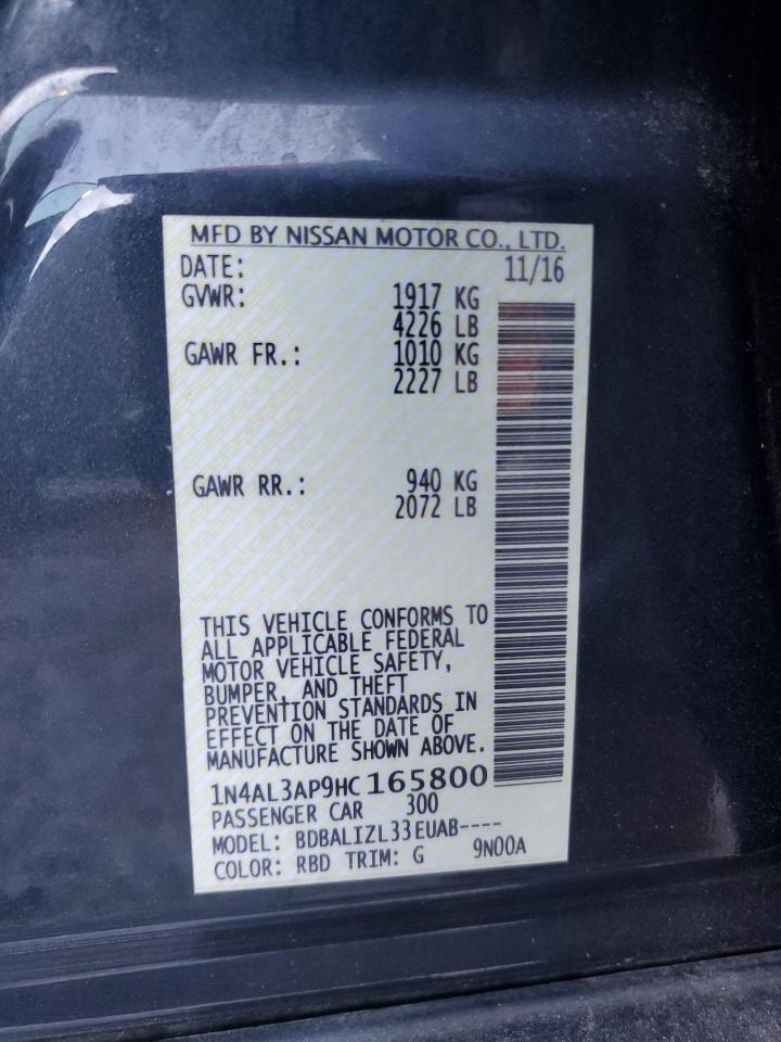 2017 NISSAN ALTIMA