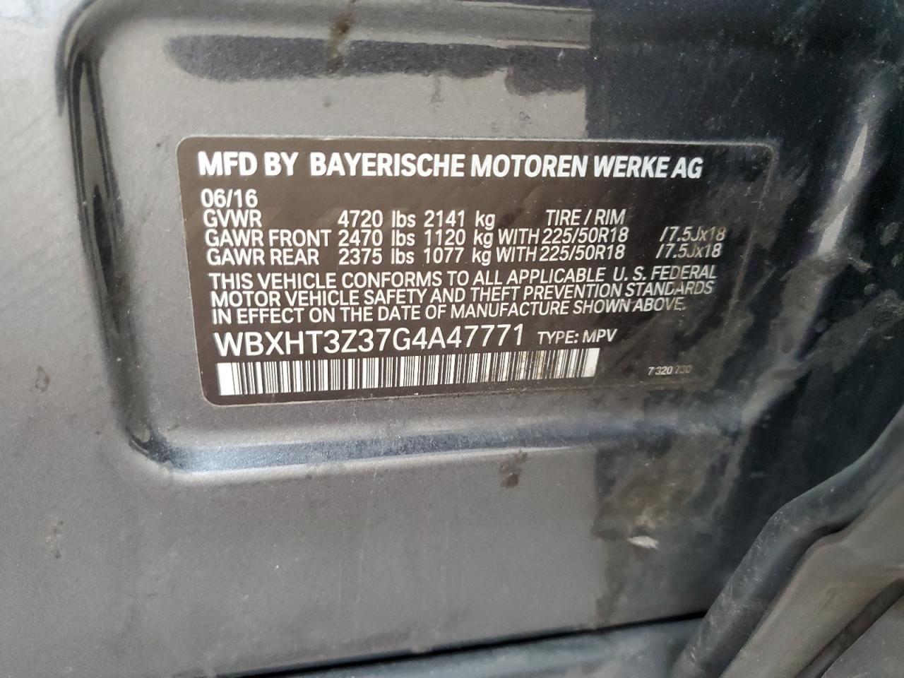2016 BMW X1