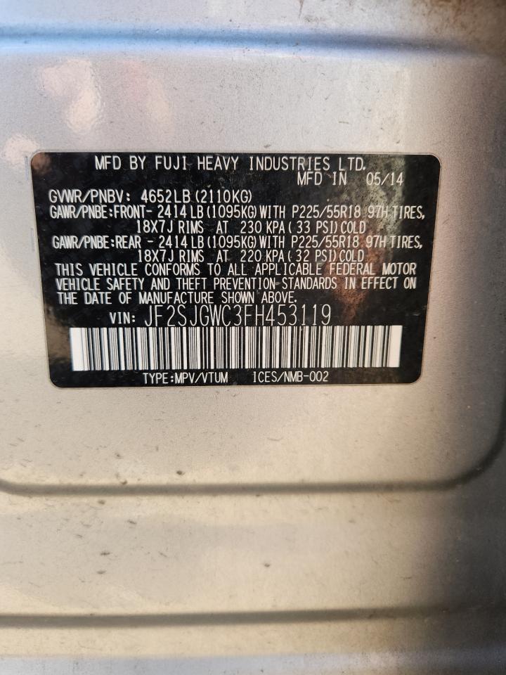 2015 SUBARU FORESTER