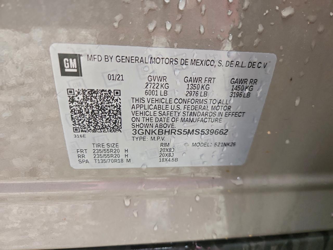 2021 CHEVROLET BLAZER