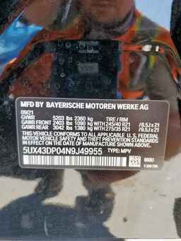 2022 BMW X3