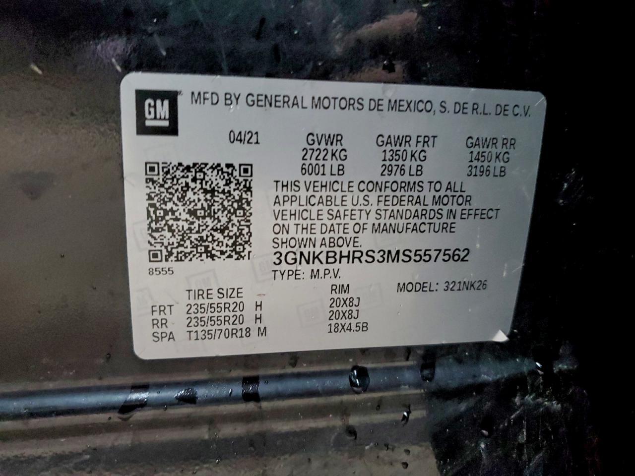 2021 CHEVROLET BLAZER