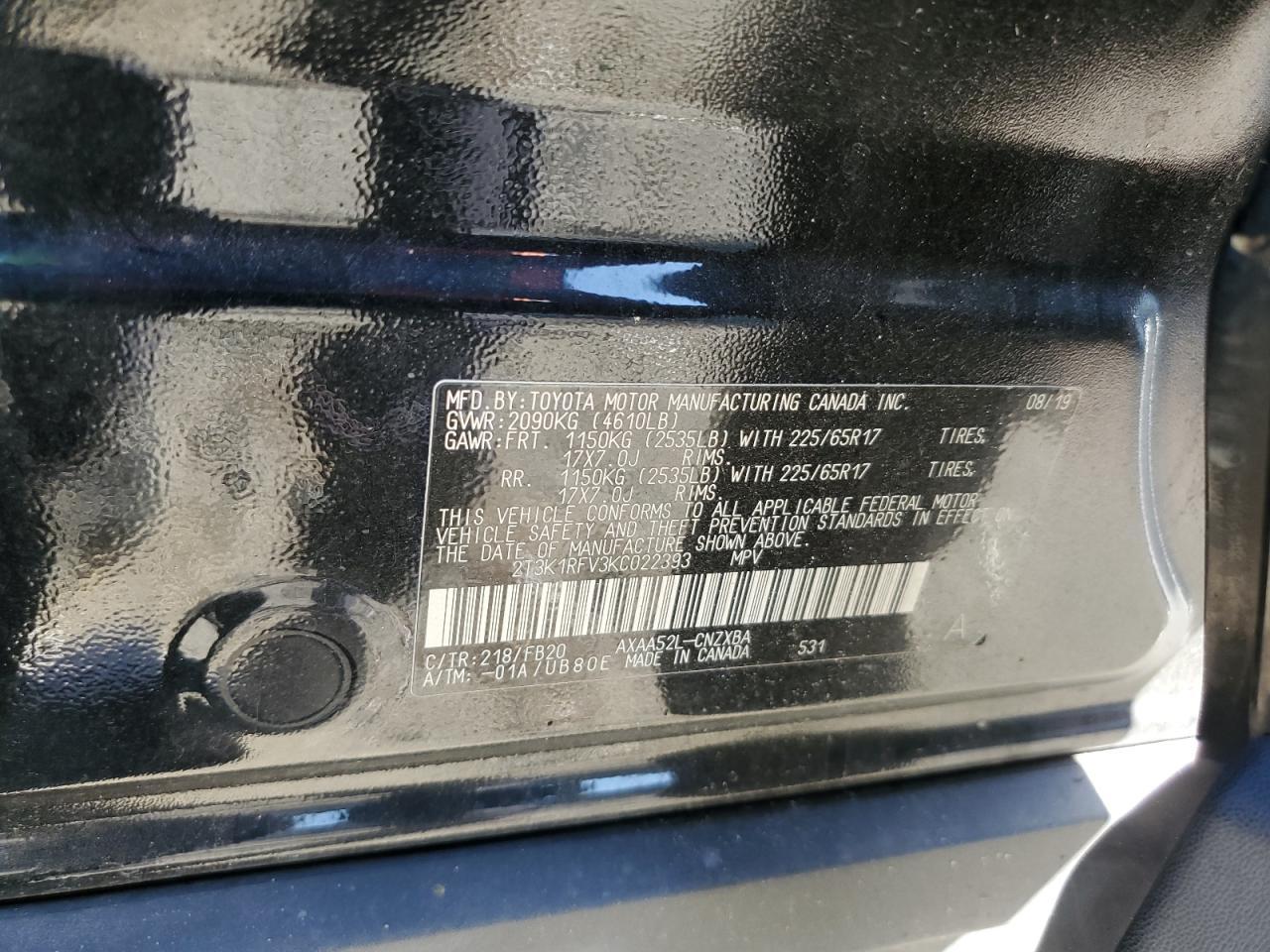 2019 TOYOTA RAV4