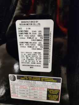 2006 INFINITI FX35