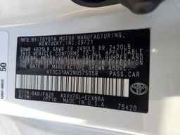 2022 TOYOTA CAMRY
