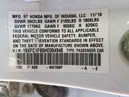 2017 HONDA CIVIC