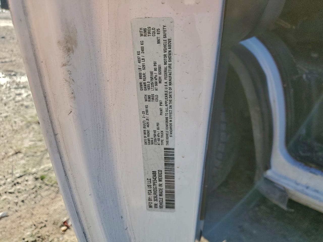2023 RAM ProMaster 2500