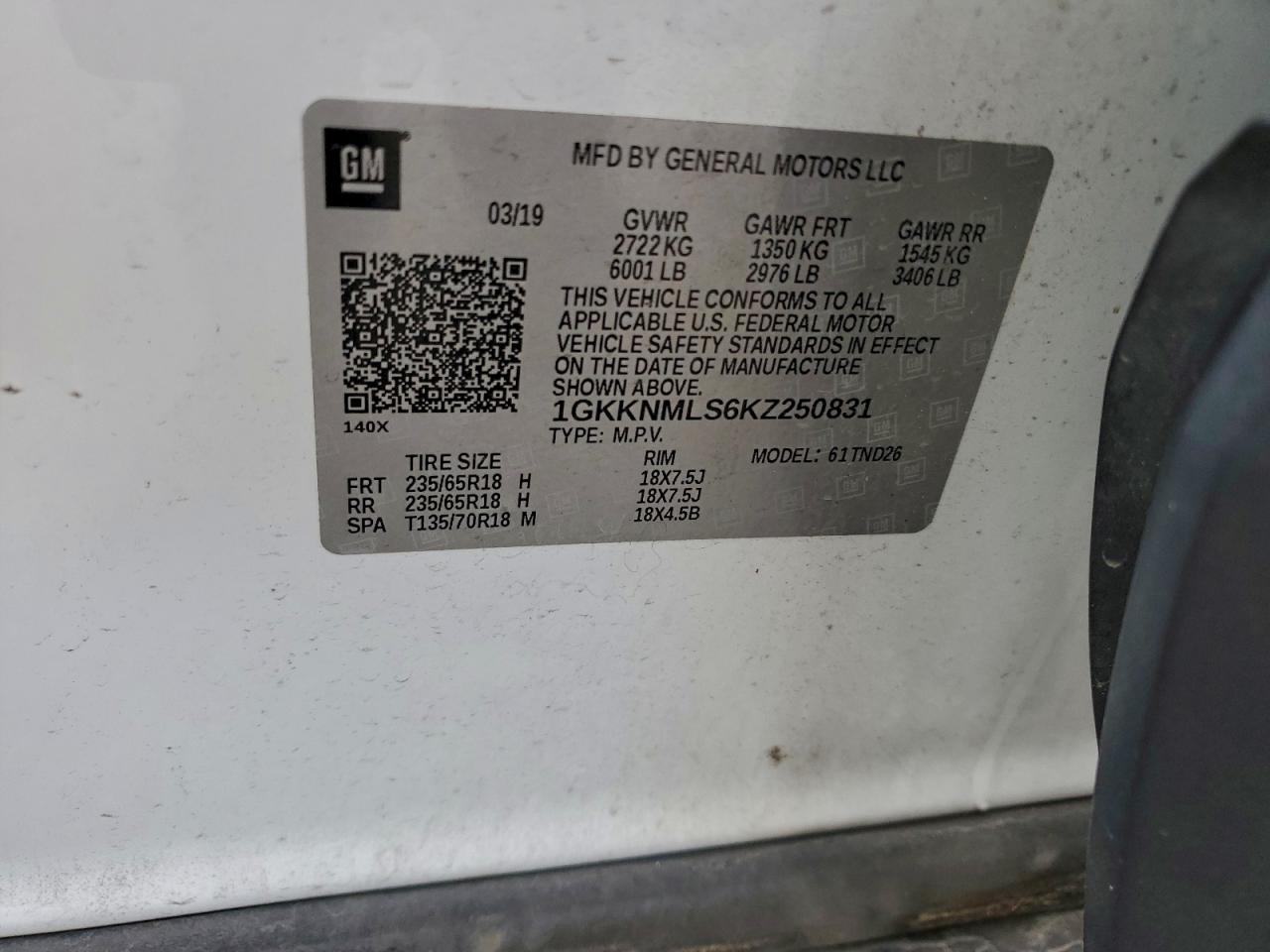 2019 GMC ACADIA