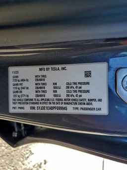 2023 TESLA MODEL 3