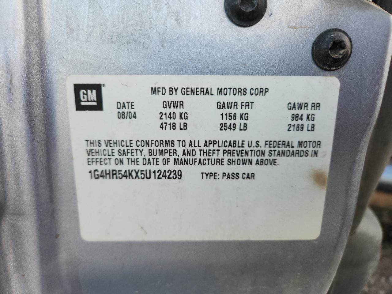 2005 BUICK Lesabre
