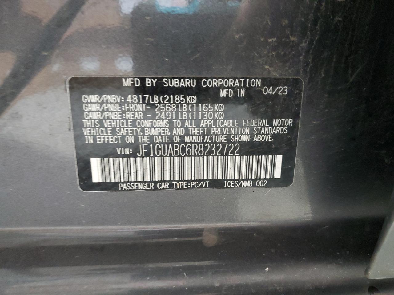 2024 SUBARU IMPREZA