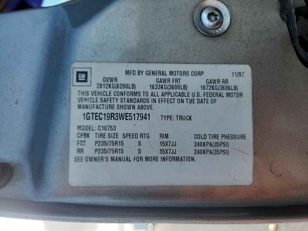 1998 GMC Sierra
