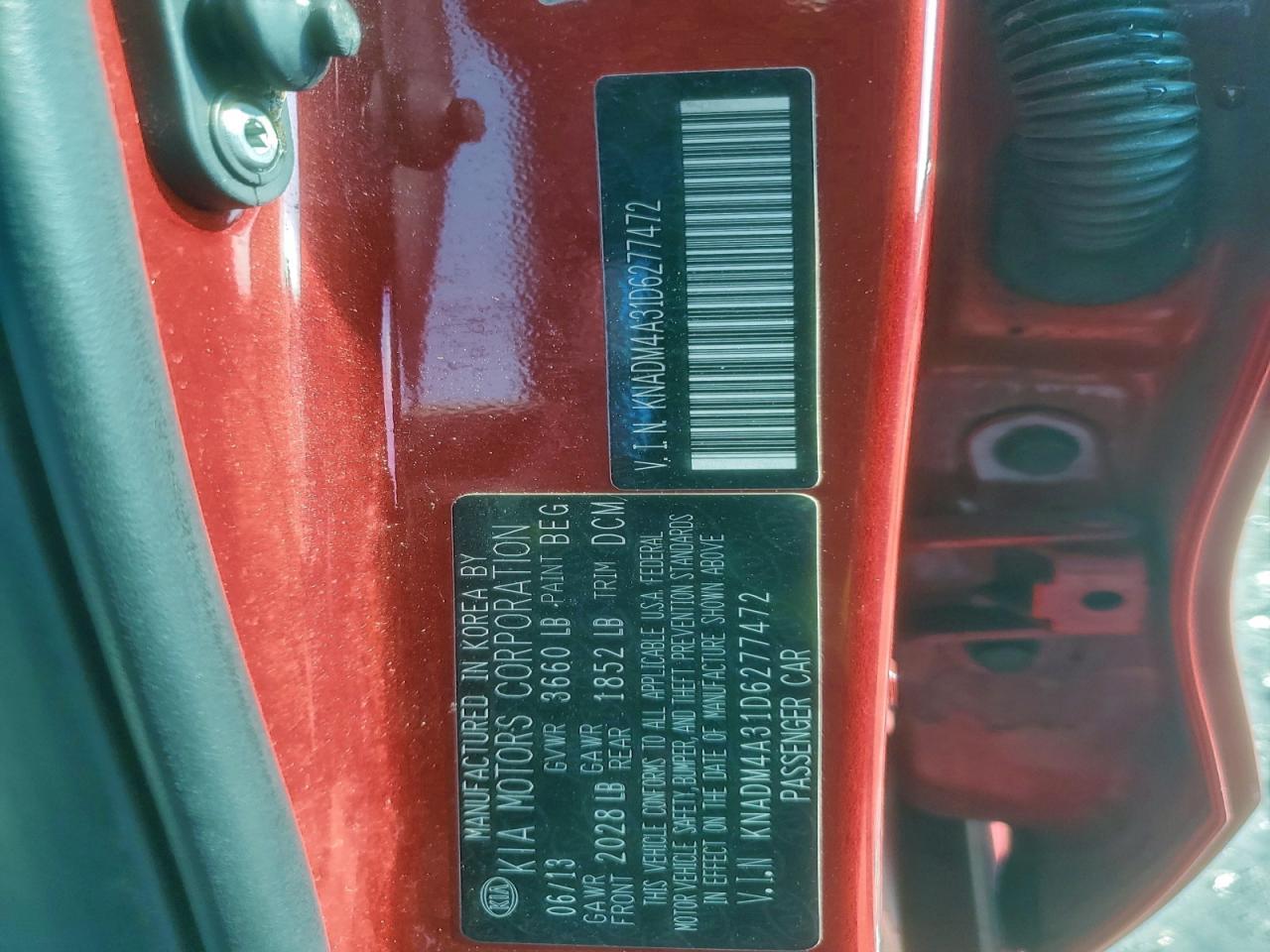 2013 KIA RIO
