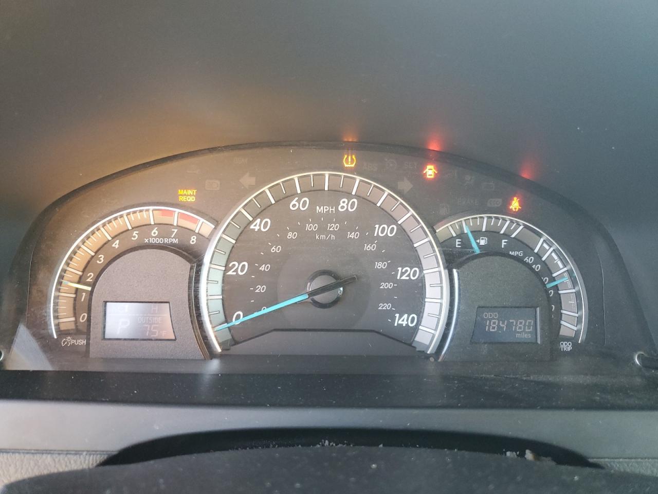 2013 TOYOTA CAMRY