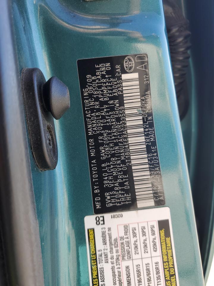 2010 TOYOTA COROLLA