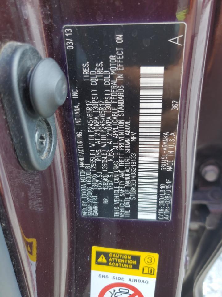 2013 TOYOTA HIGHLANDER