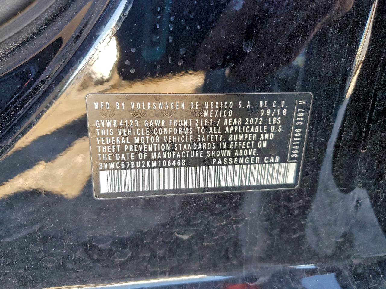 2019 VOLKSWAGEN JETTA