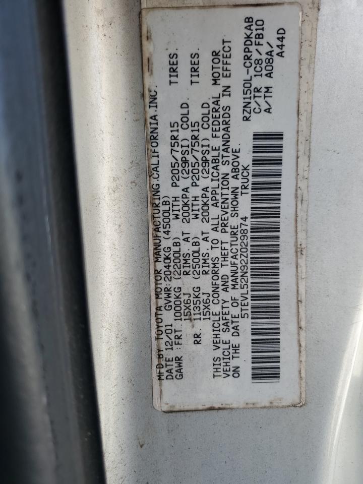 2002 TOYOTA TACOMA