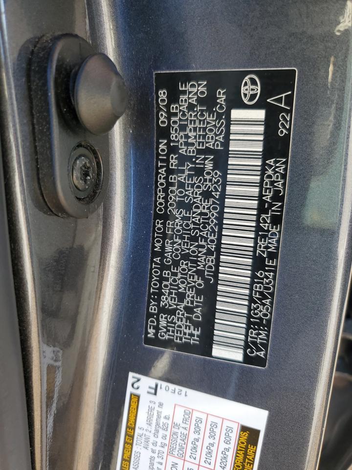 2009 TOYOTA COROLLA