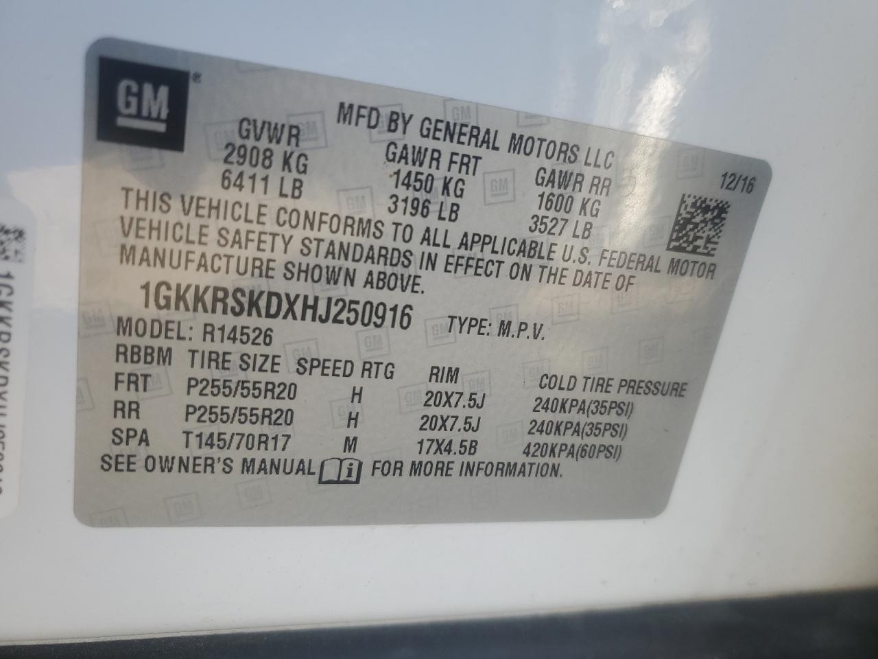 2017 GMC ACADIA