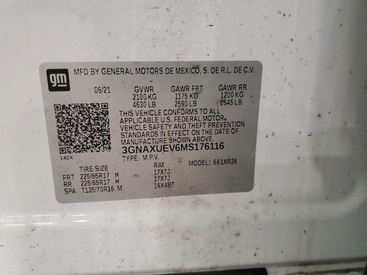 2021 CHEVROLET EQUINOX