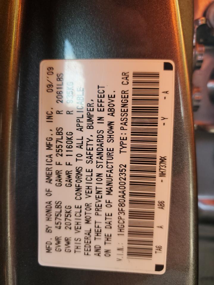 2010 HONDA ACCORD