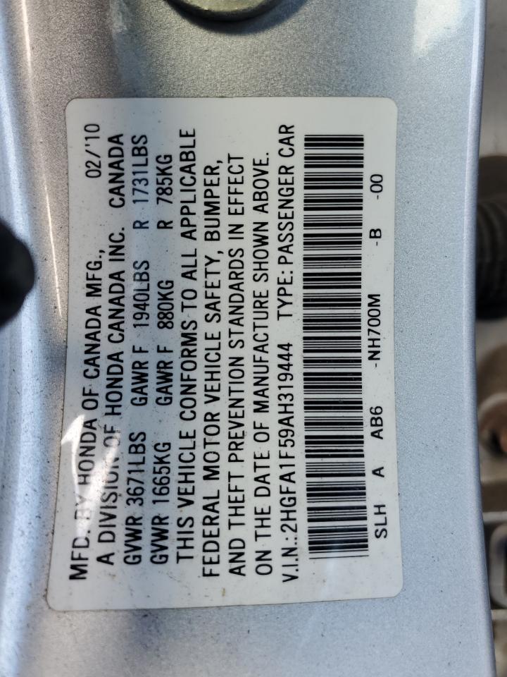 2010 HONDA CIVIC