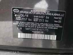 2015 HYUNDAI SONATA