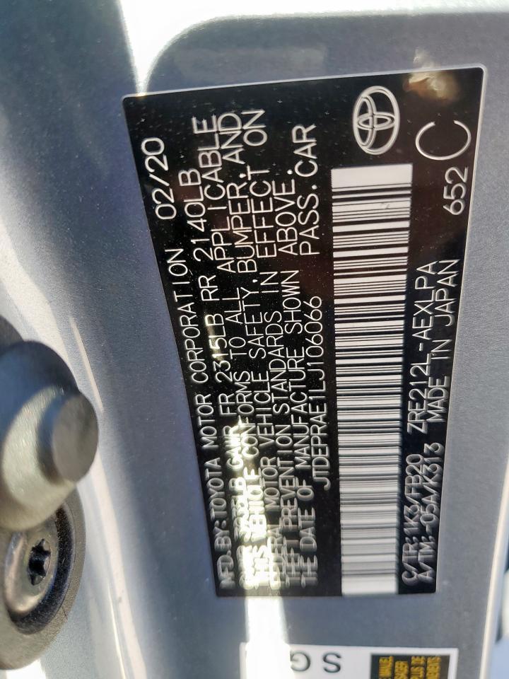 2020 TOYOTA COROLLA