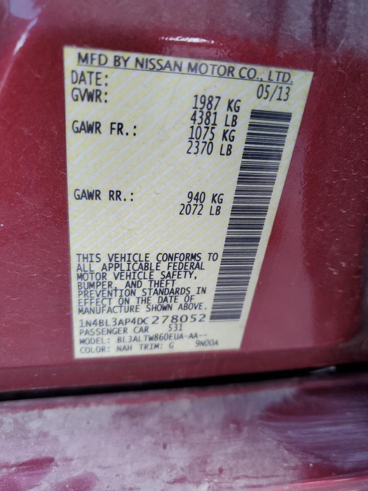 2013 NISSAN ALTIMA