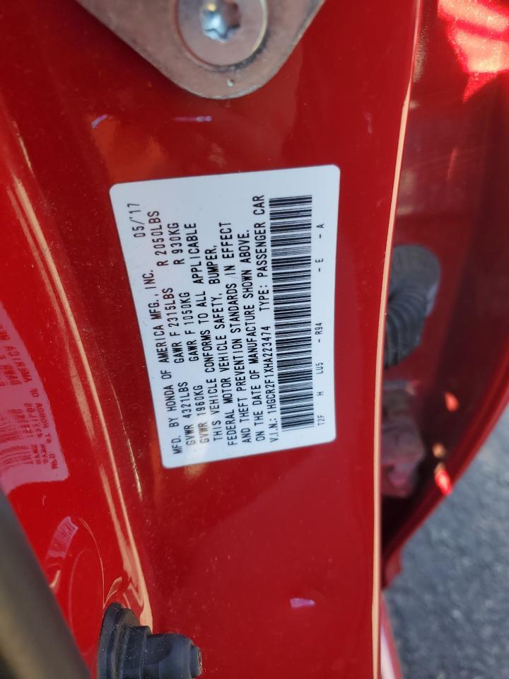 2017 HONDA ACCORD
